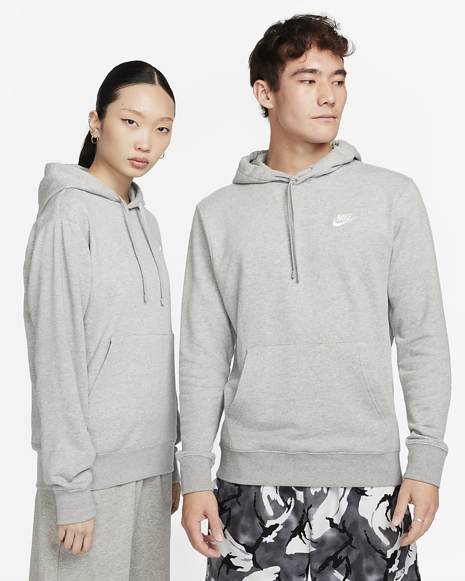 NIKE JUST DO IT クラブ プルオーバーパーカー USモデル Nike Club Just Do It Print JDI Black Orange Hoodie AV5905